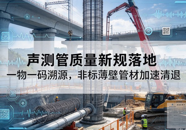 始兴声测管质量新规落地，一物一码溯源，非标薄壁管材加速清退