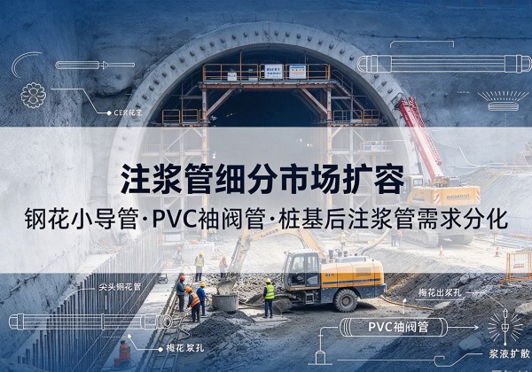 始兴注浆管细分市场扩容，隧道钢花小导管、PVC 袖阀管、桩基后注浆管需求分化